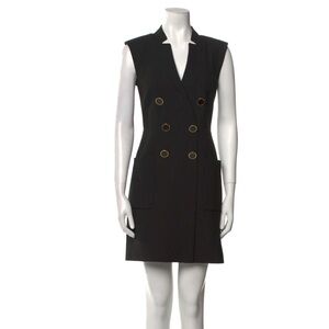Veronica Beard Black Sleeveless Mini Dress